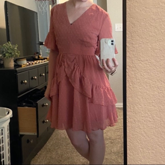 Pink Ruffle Dress - Picture 5 of 5